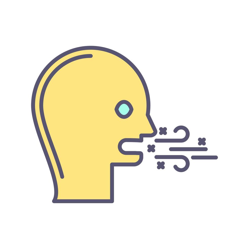 Bad Breath Vector Icon