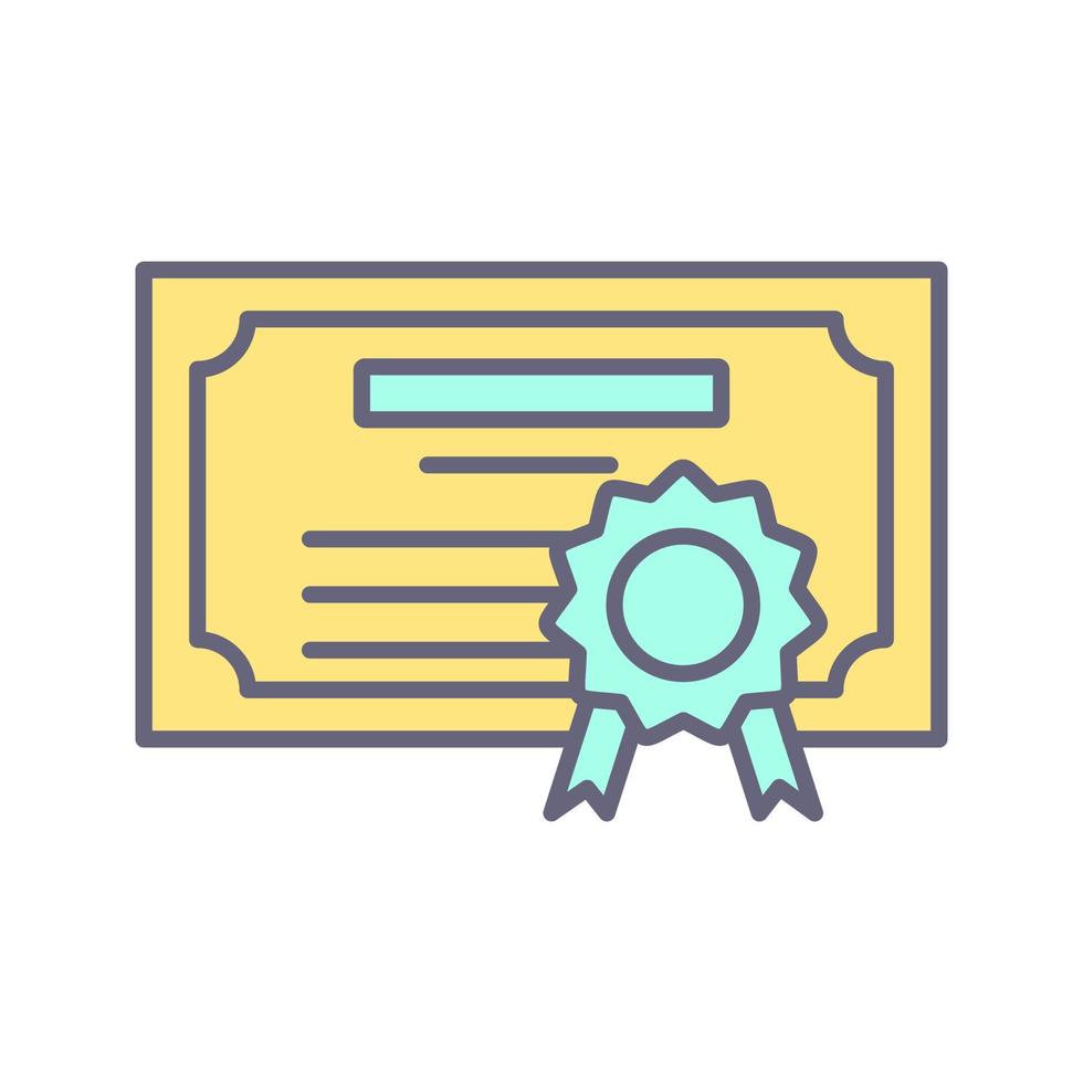 Diploma Vector Icon