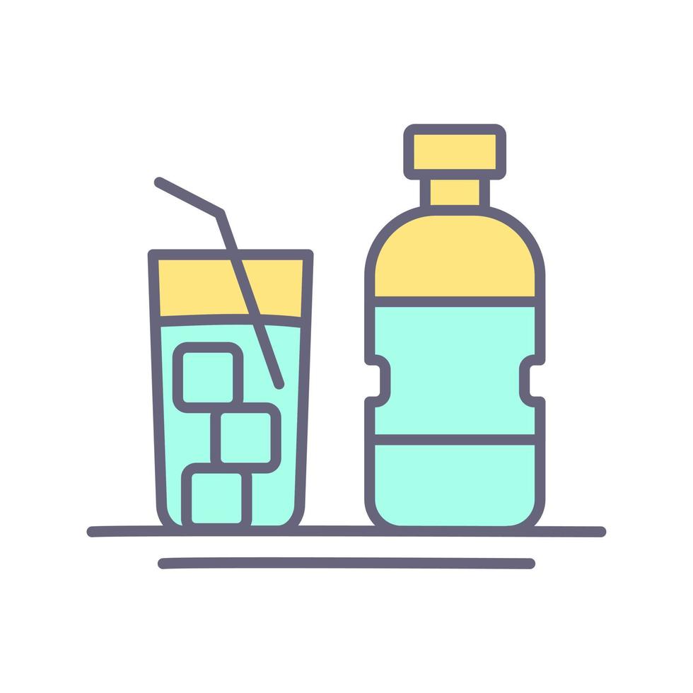 Mineral Water Vector Icon