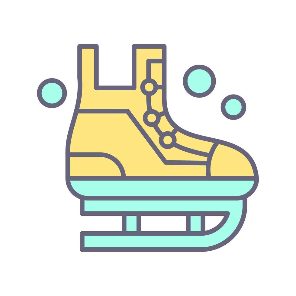 Ice Skating Vector Icon