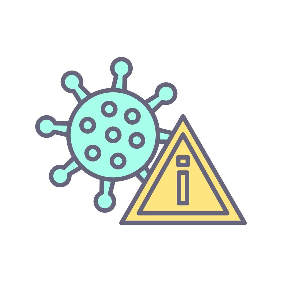 icono de vector de coronavirus