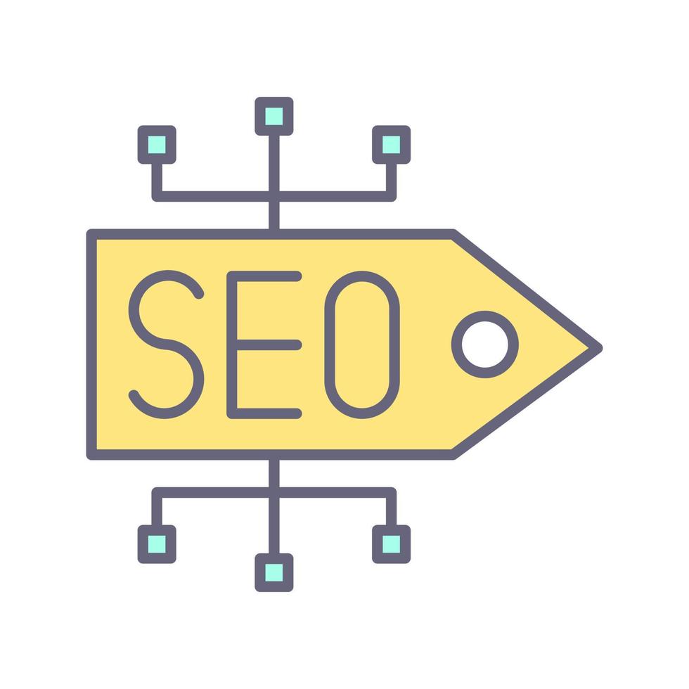 SEO Tag Vector Icon