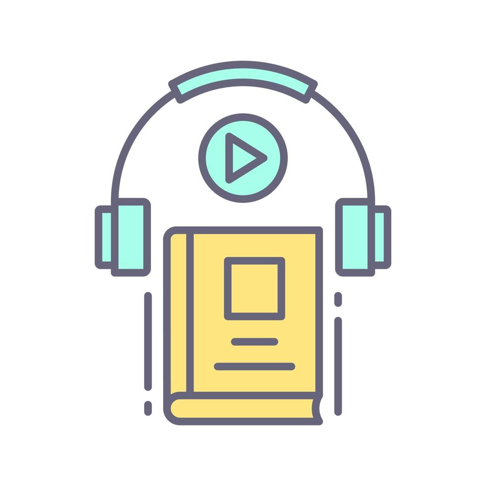 Audio Book Vector Icon