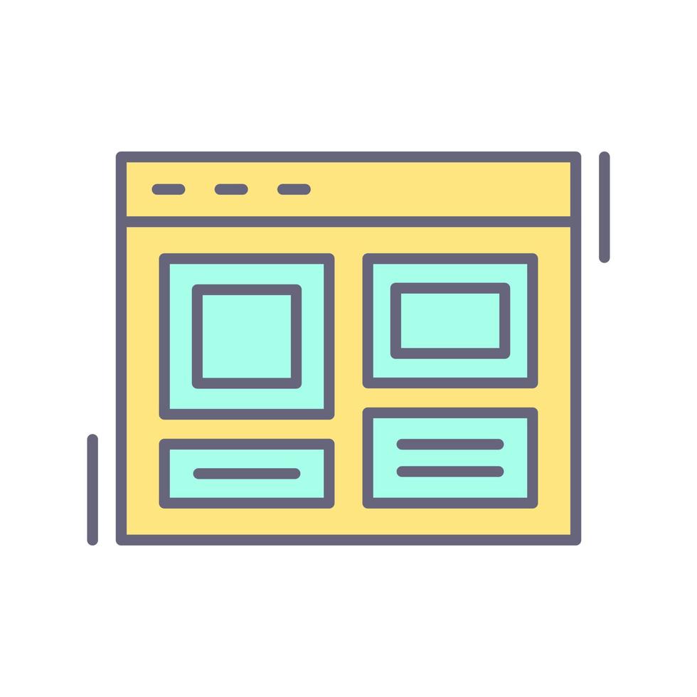 Layout Vector Icon