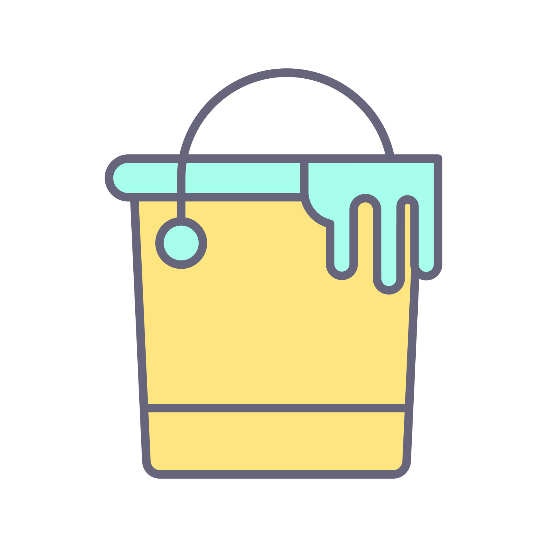 Paint Bucket Vector Icon 18896247 Vector Art at Vecteezy