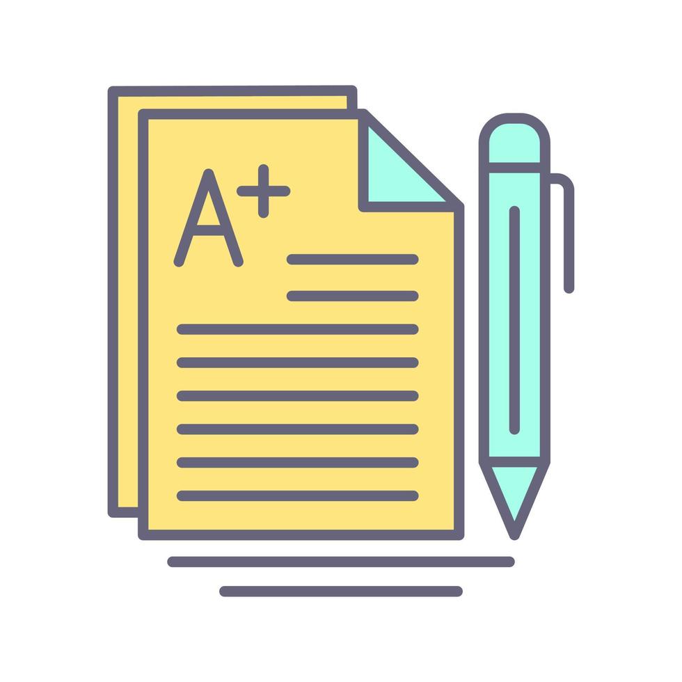 A Grade Vector Icon