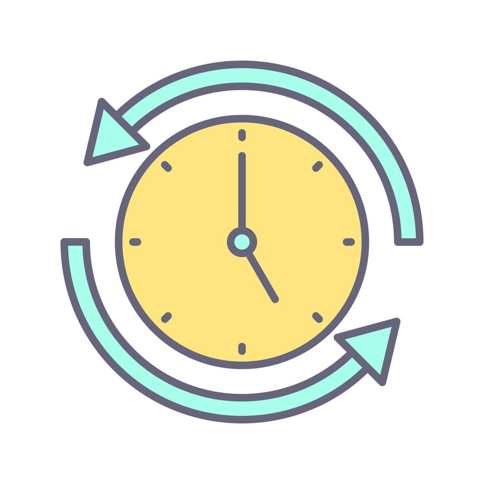 Run Time Vector Icon