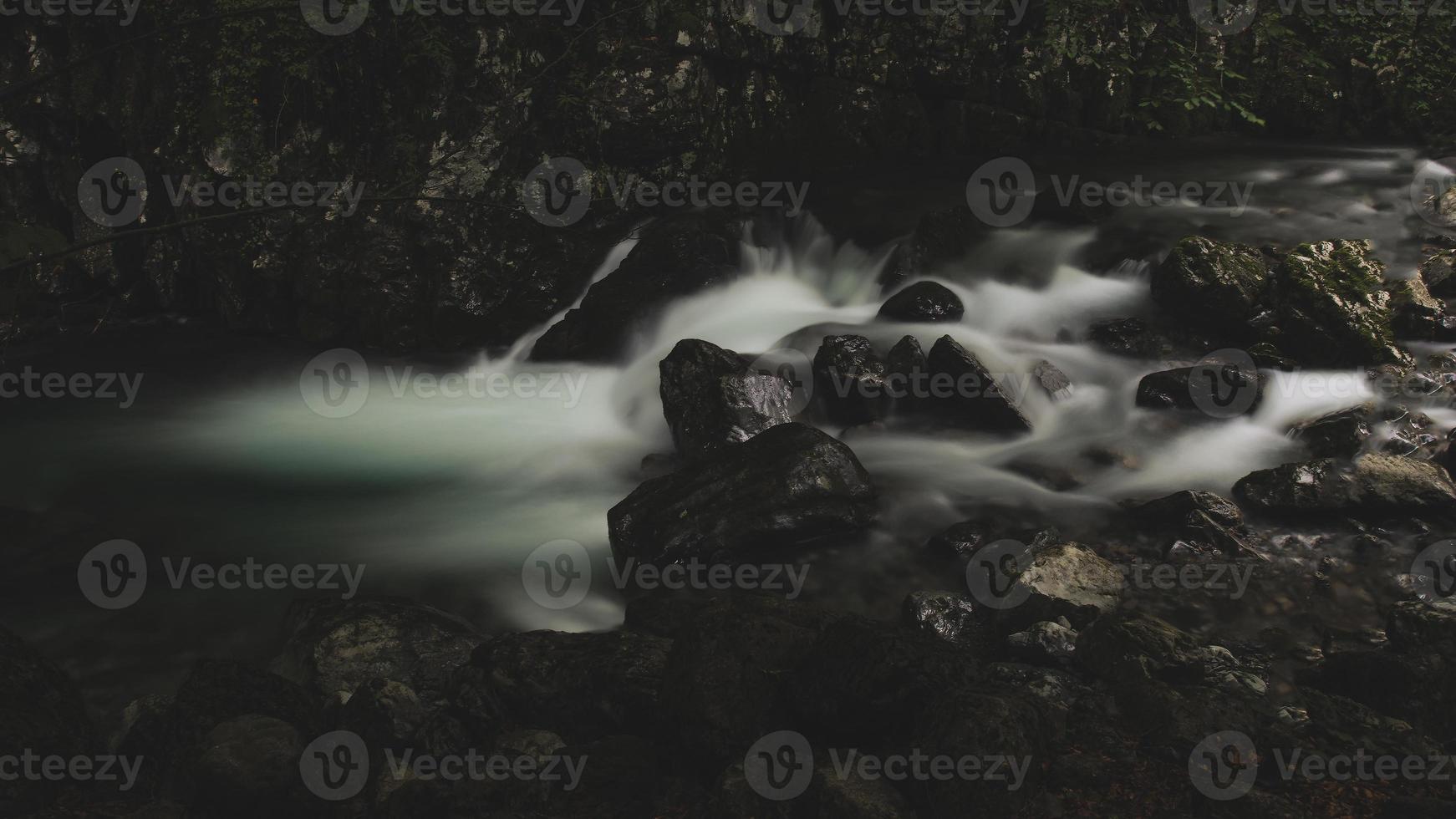 Water between the stones in a small valley fine art image photo