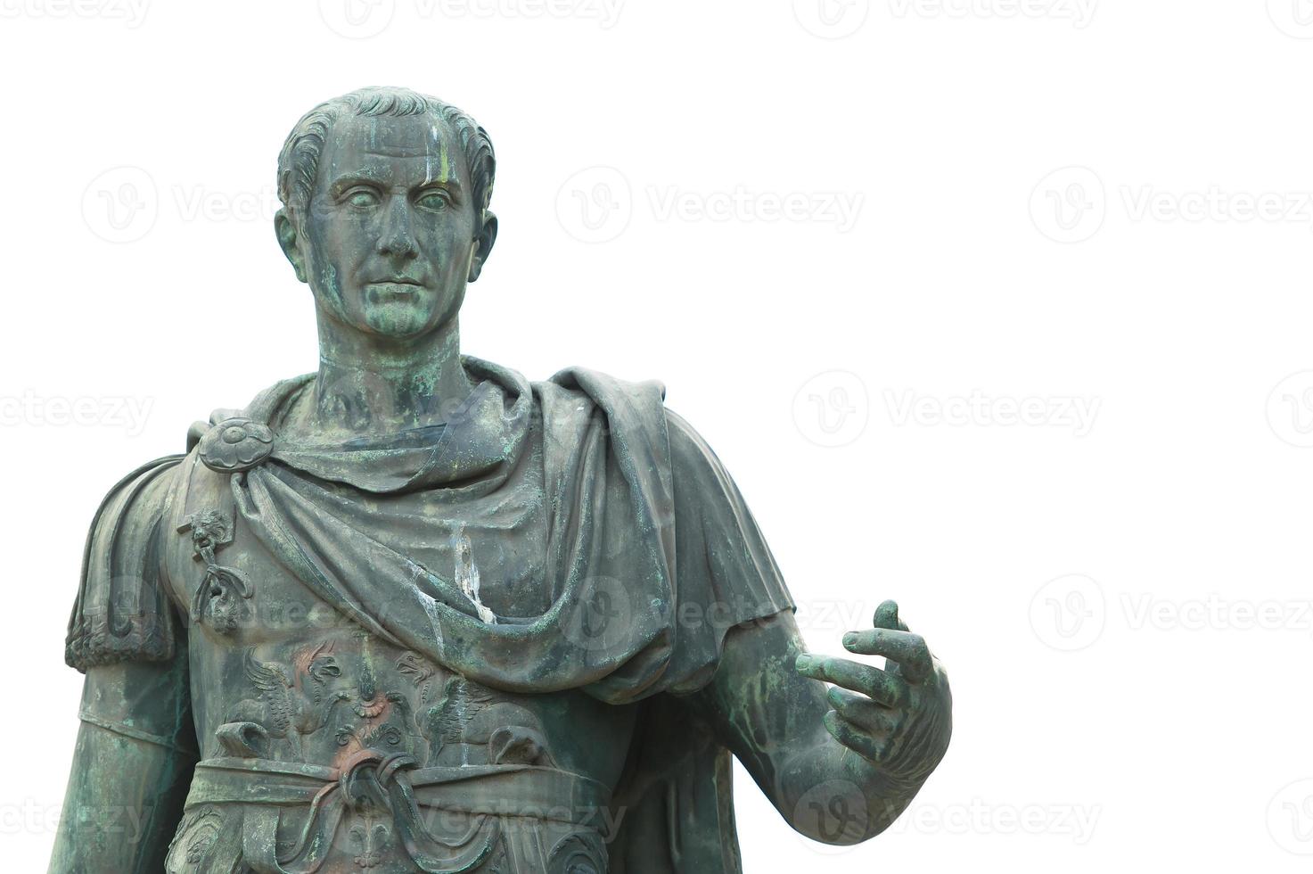 Bronze statue of Julius Caesar photo