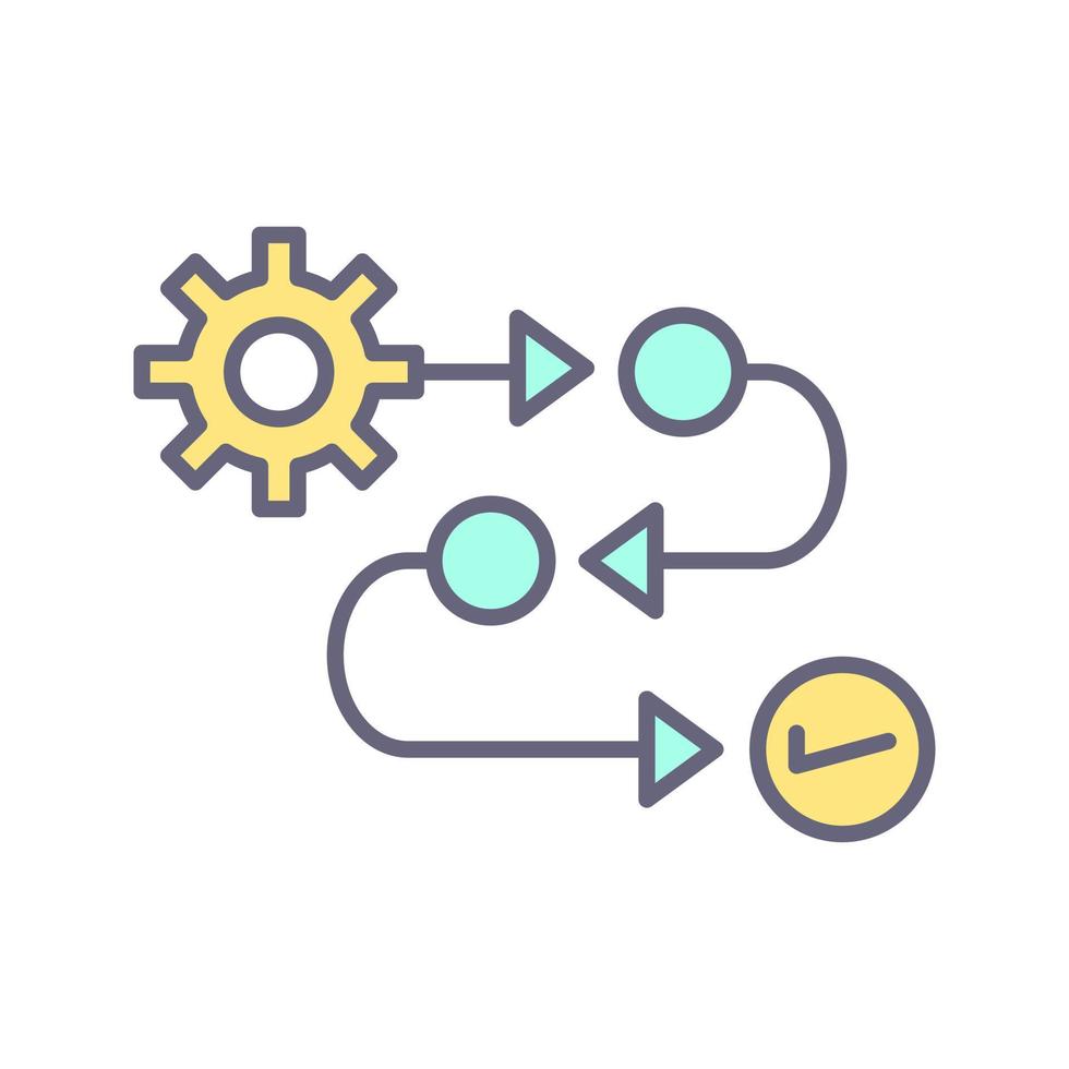 Process Vector Icon