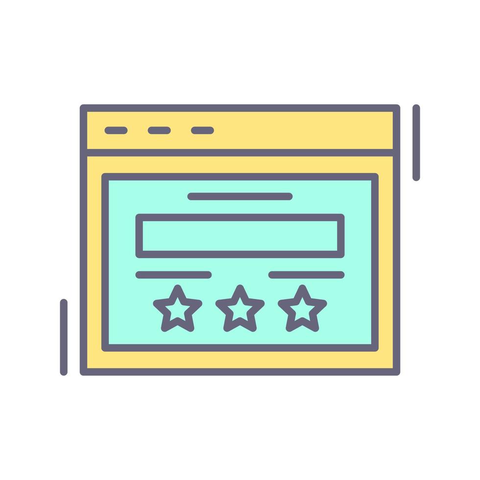 Rating Vector Icon