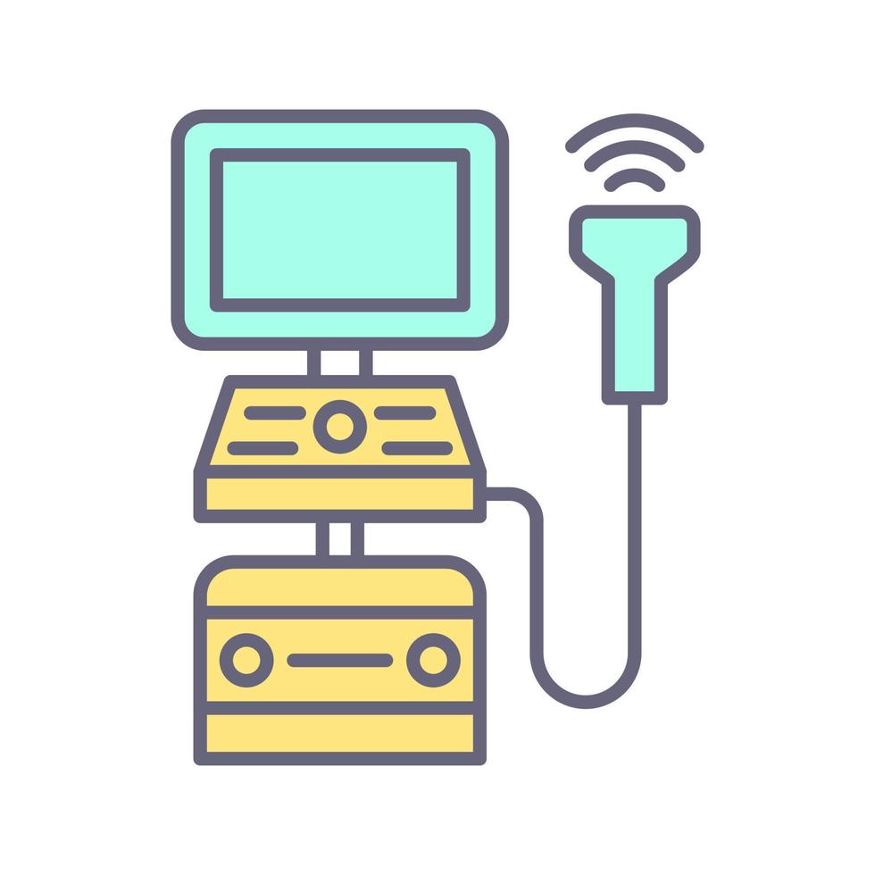 Ultrasound Machine Vector Icon