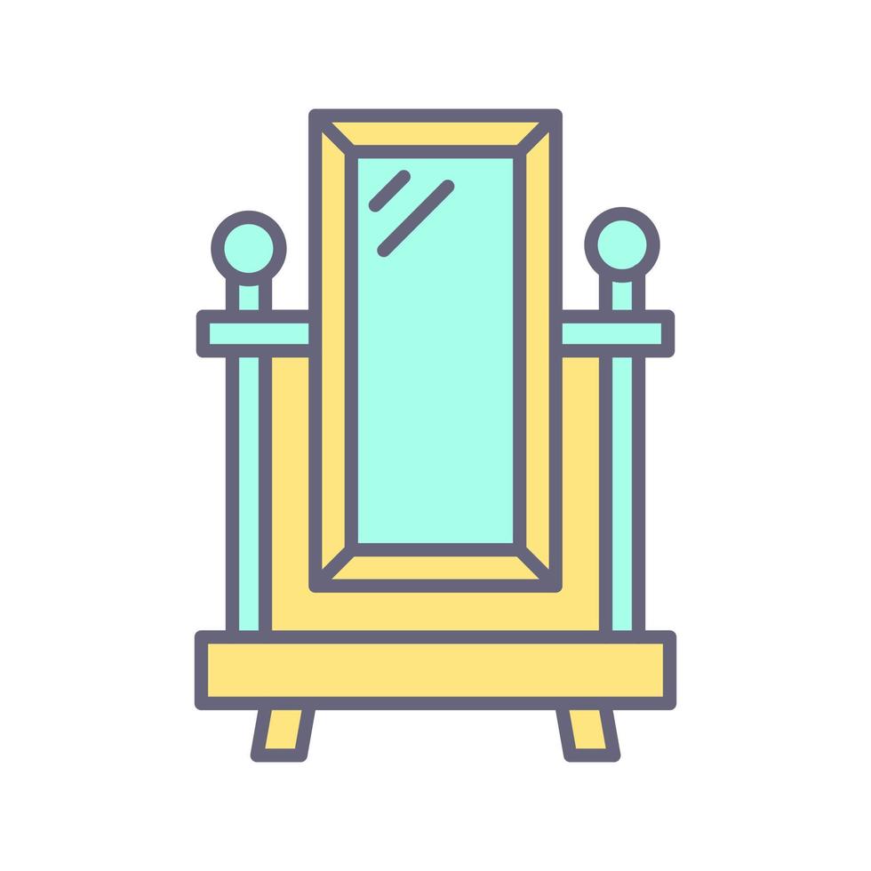 Floor Mirror Vector Icon