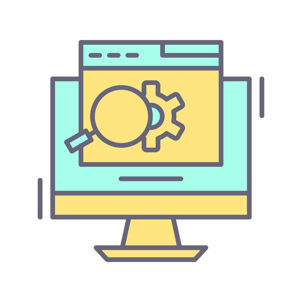Search Engine Vector Icon
