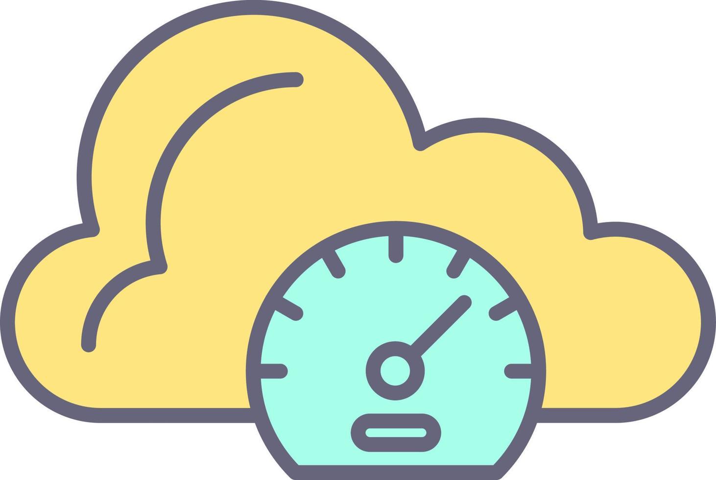 Speed Test Vector Icon