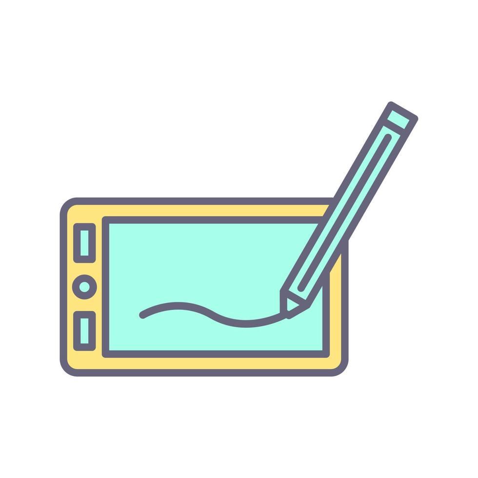 Drawing Tablet Vector Icon