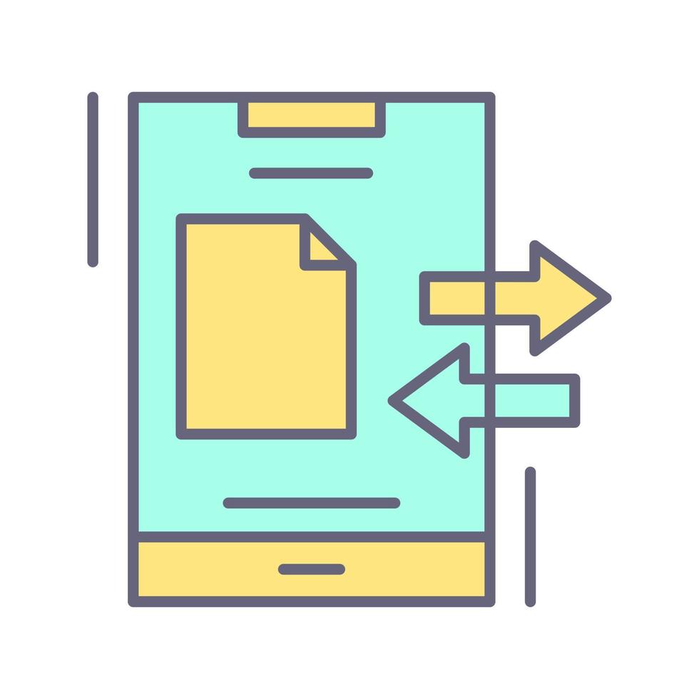 Data Transfer Vector Icon