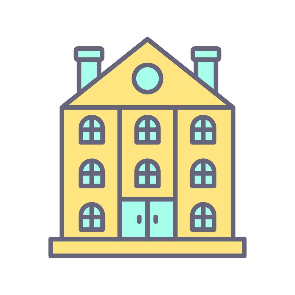 Mansion Vector Icon