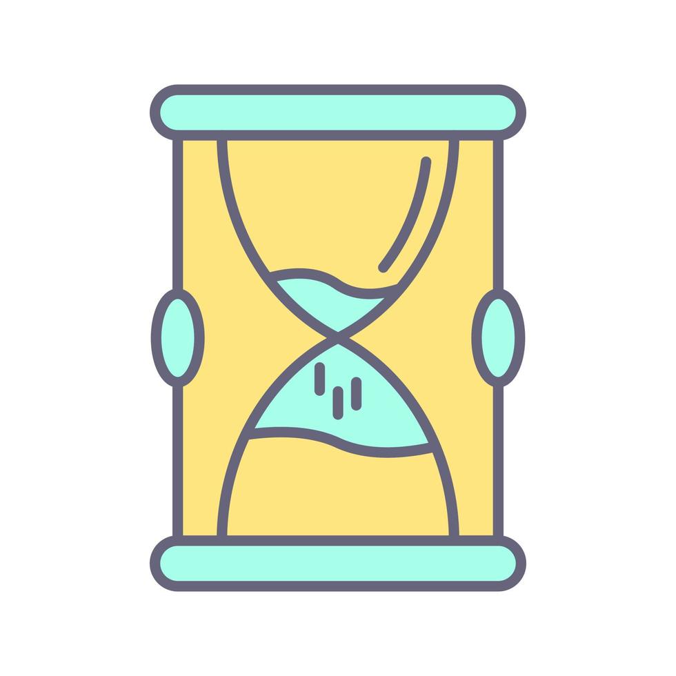 icono de vector de reloj de arena