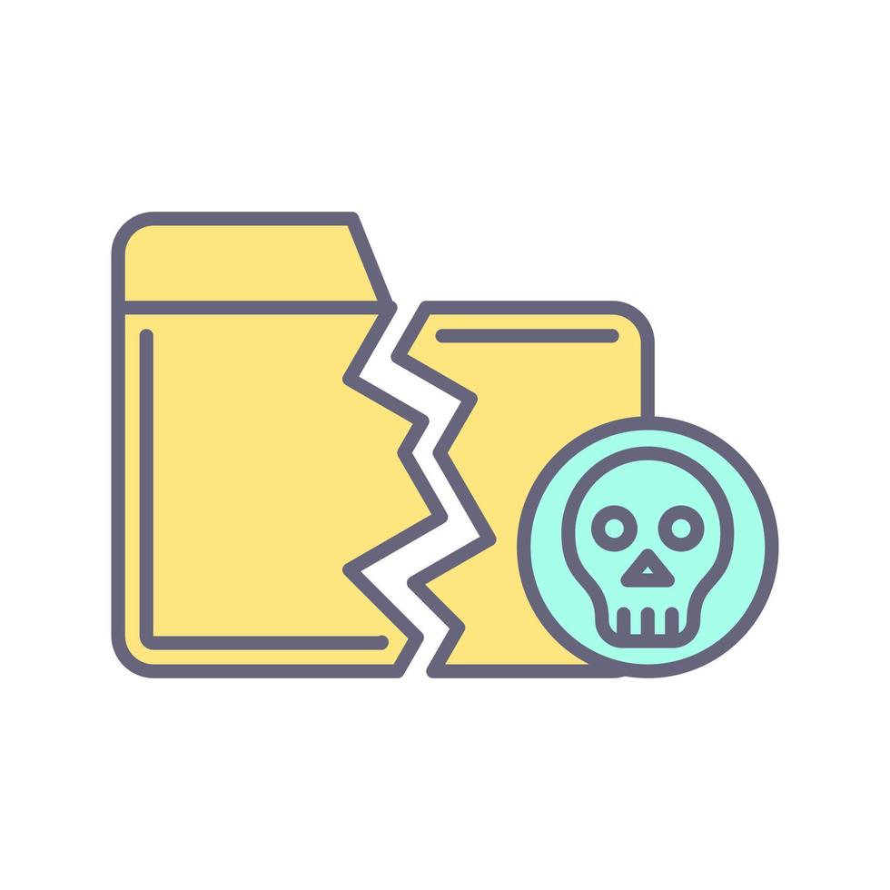 Infected Files Vector Icon