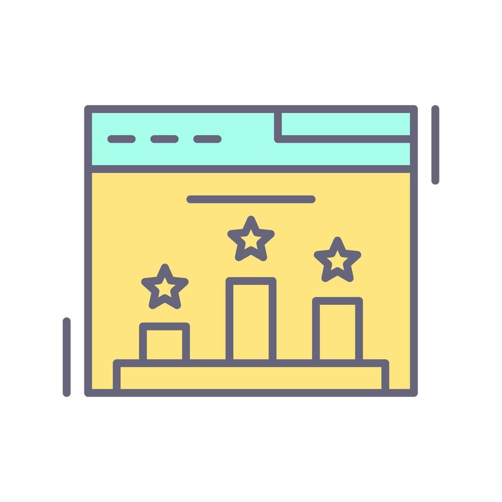 Ranking Vector Icon