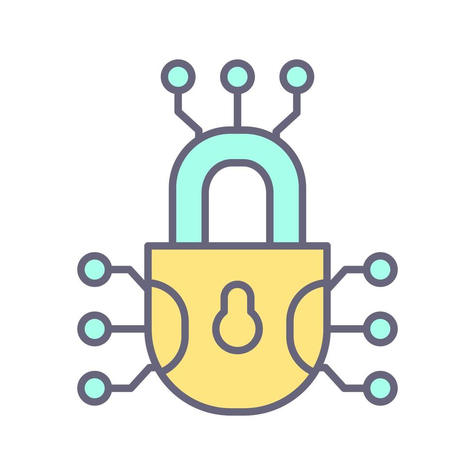 Cyber Defense Vector Icon