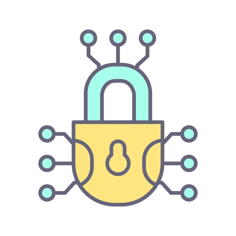 Cyber Defense Vector Icon