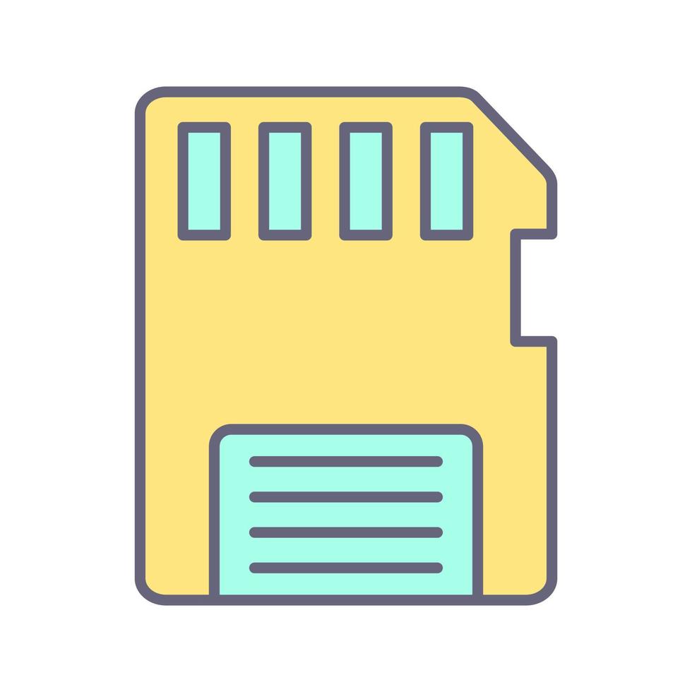 Memory Card Vector Icon