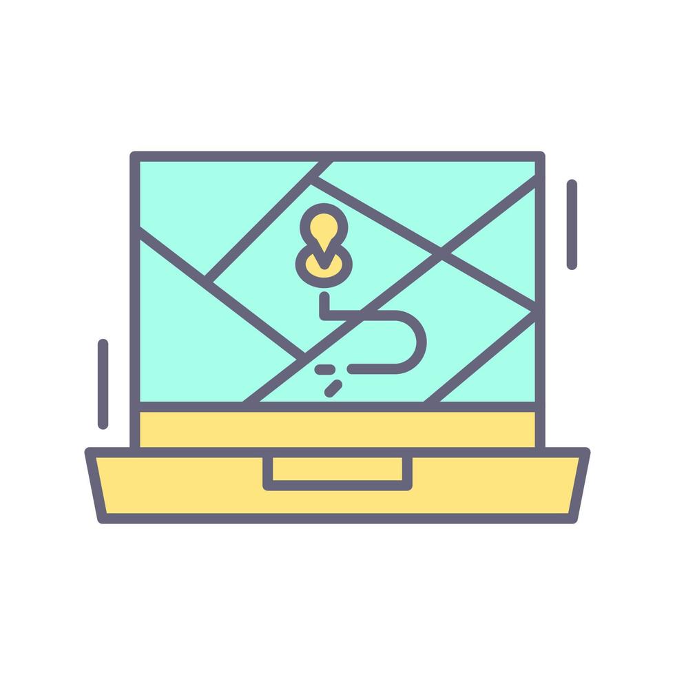 Google Map Vector Icon