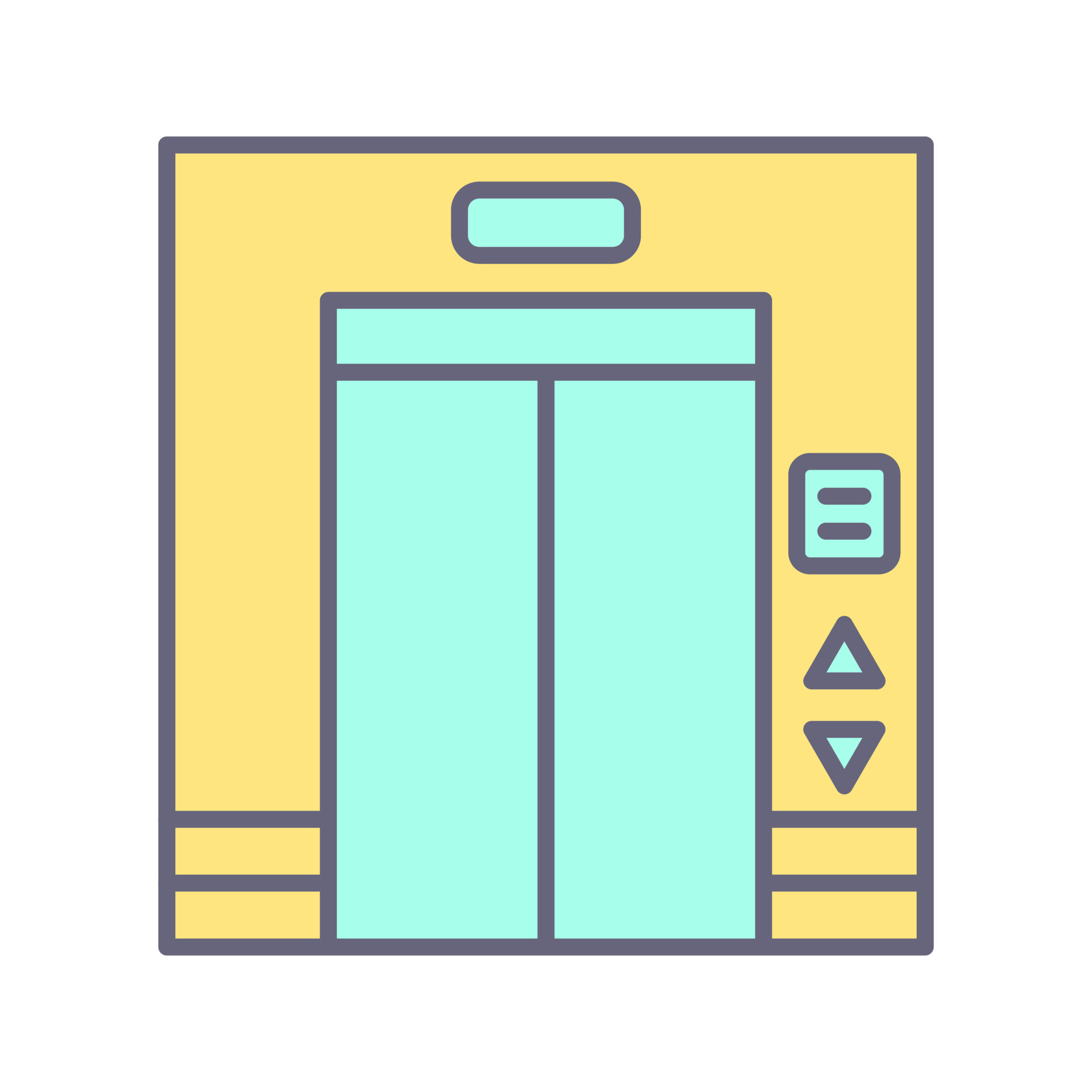 Elevator Vector Icon 18897187 Vector Art at Vecteezy