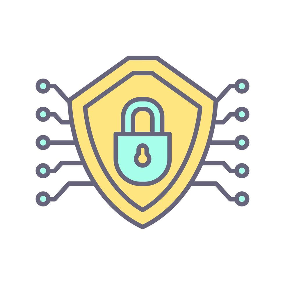 Cyber Security Vector Icon