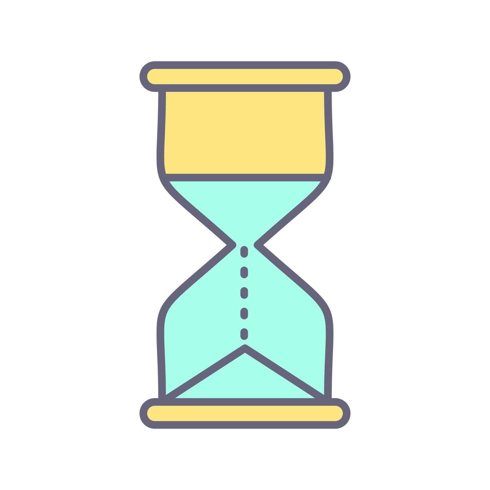 icono de vector de reloj de arena