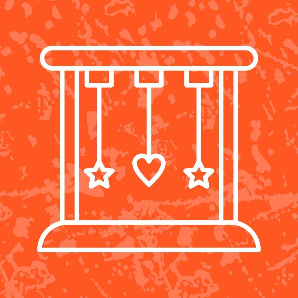 Line filled vector icon