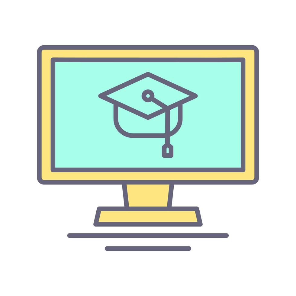 Online Course Vector Icon