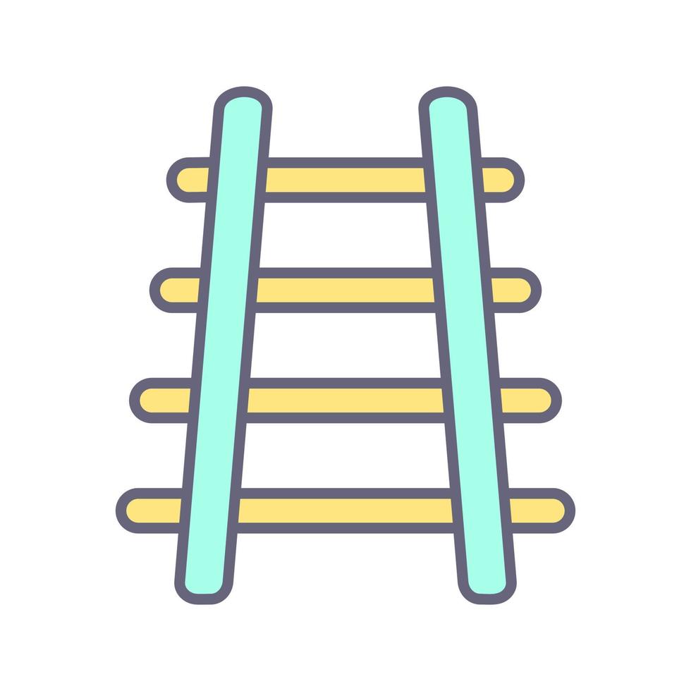 Train Tracks Vector Icon