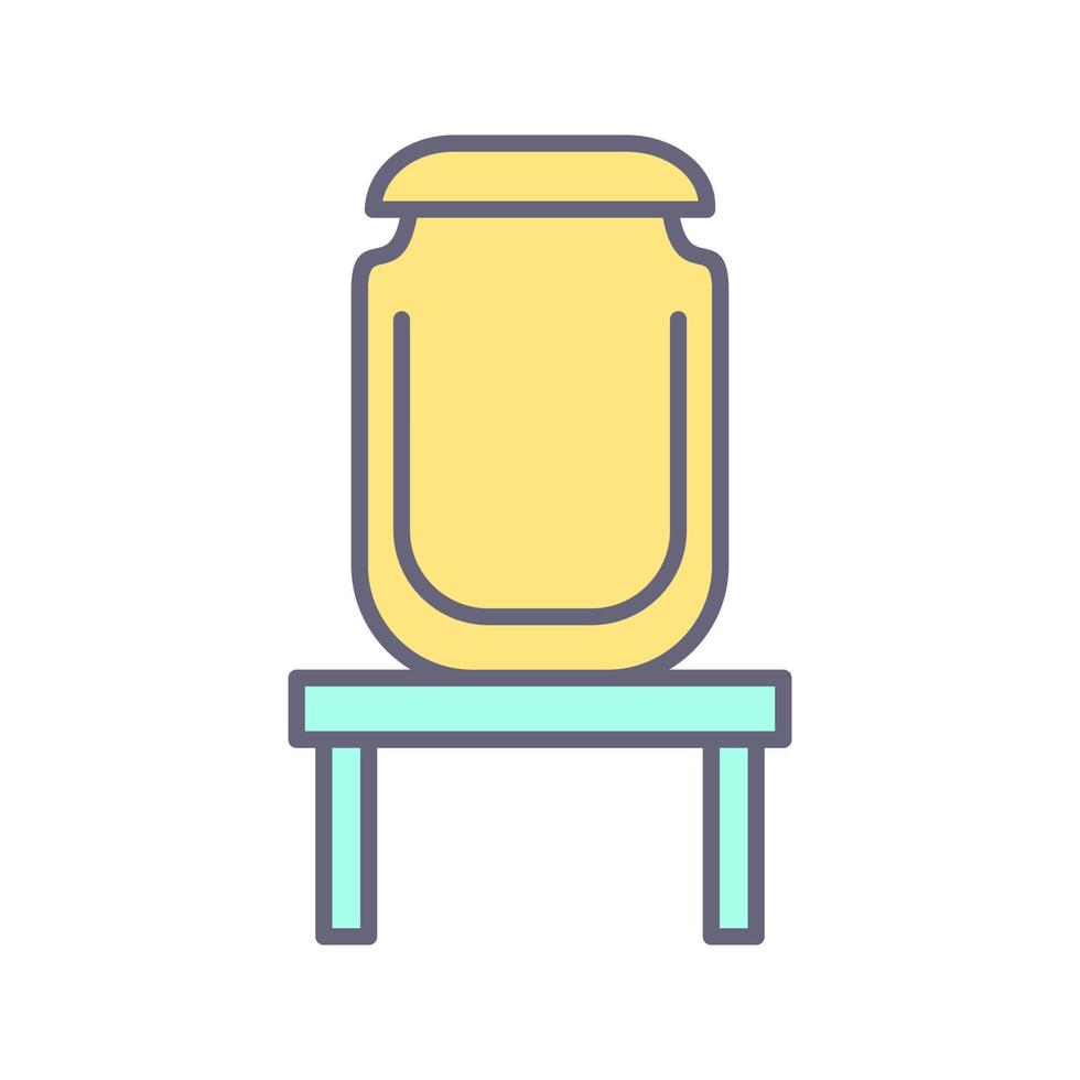 Jar on Display Vector Icon