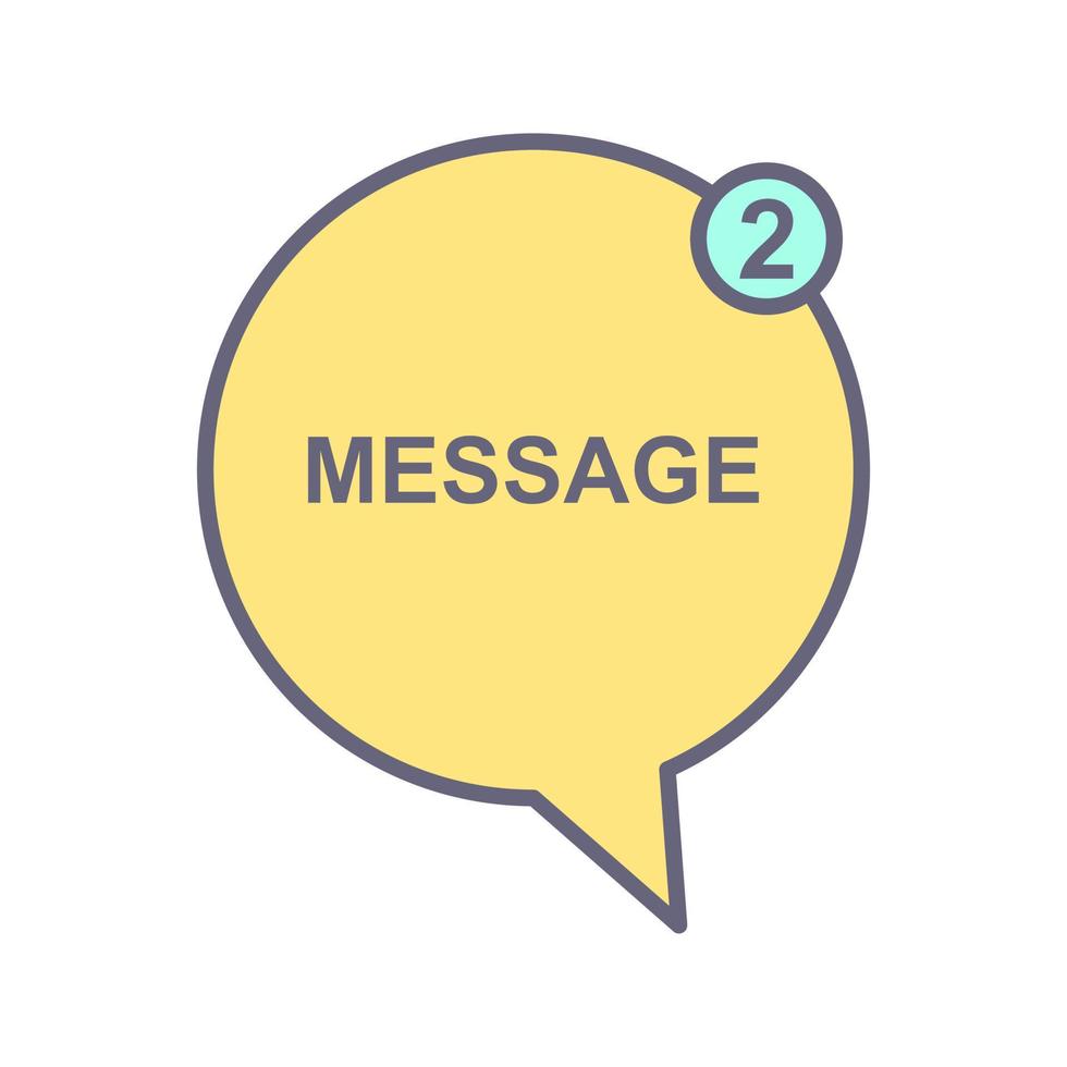 Message Bubbles Vector Icon