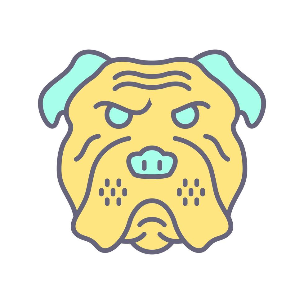 Bulldog Vector Icon