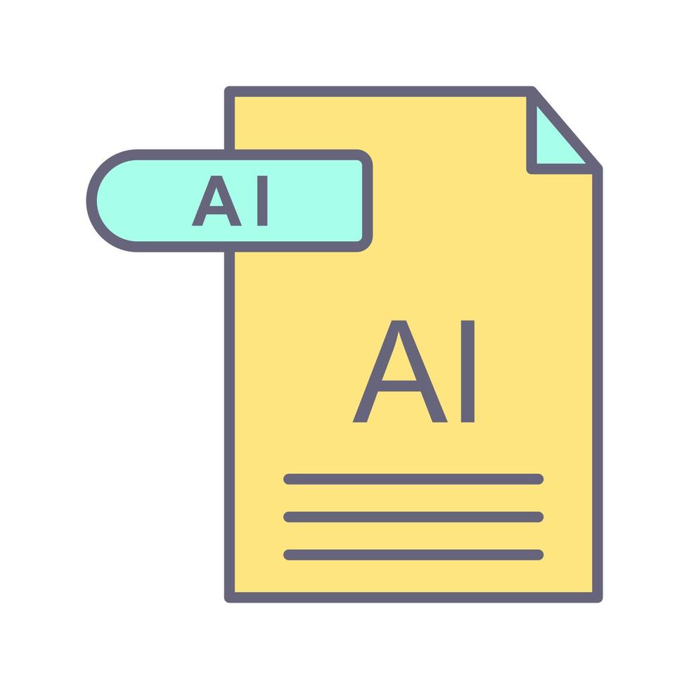 icono de vector de ai