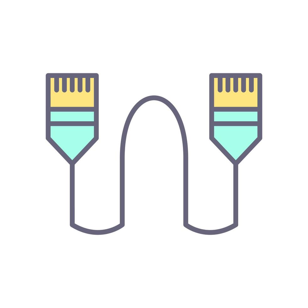 Internet Cable Vector Icon