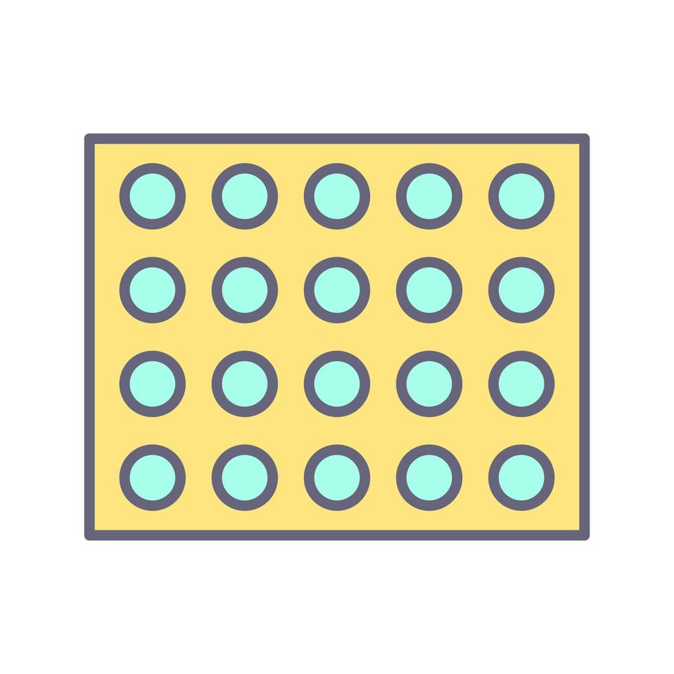 Colored Palette Vector Icon