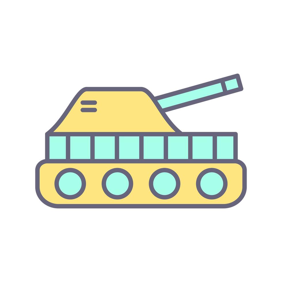 icono de vector de tanque