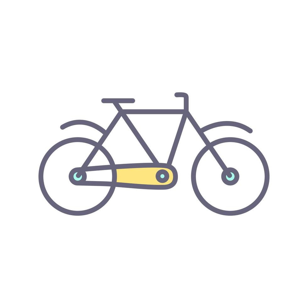 icono de vector de bicicleta