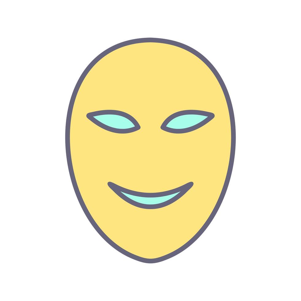 Ancient Face Mask Vector Icon