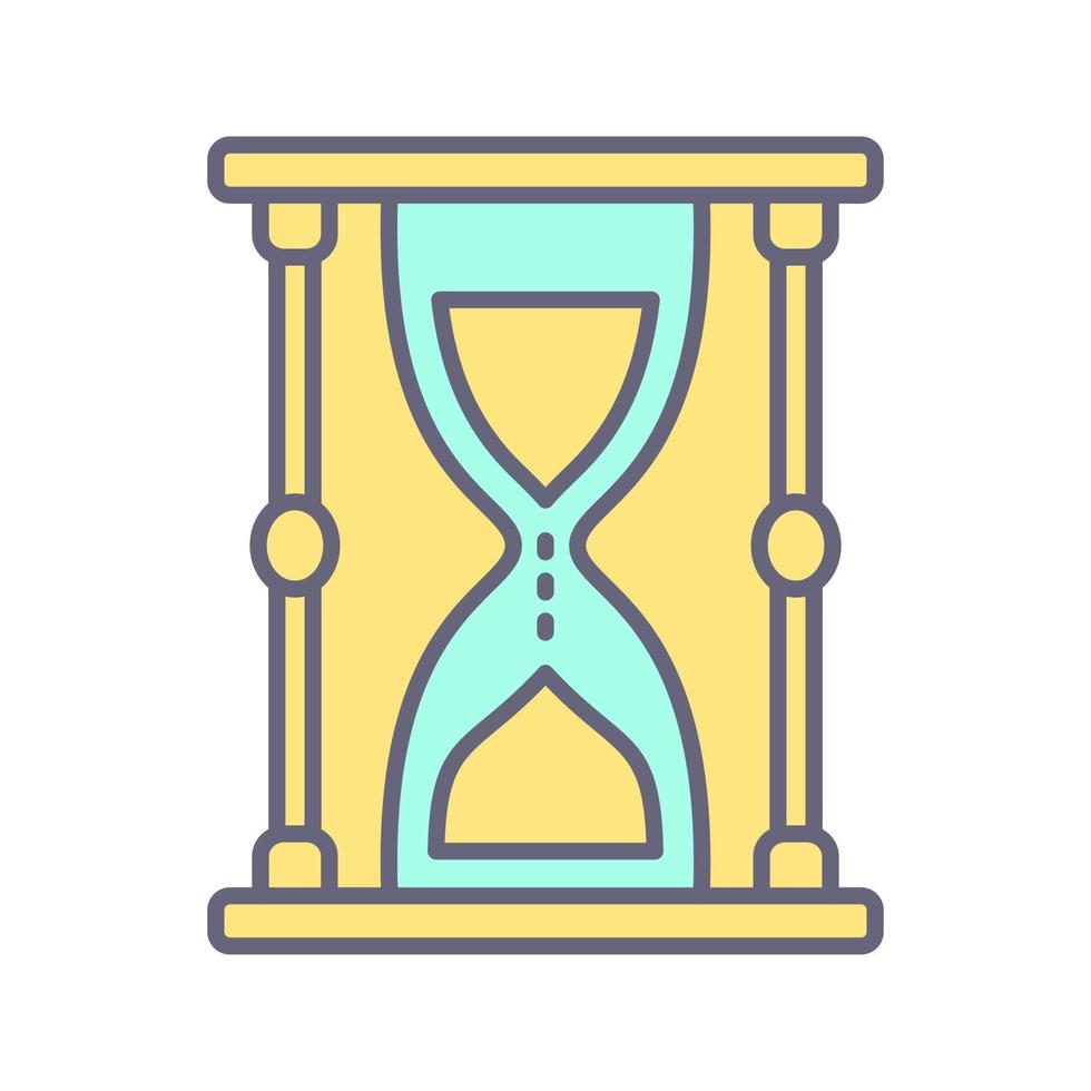 icono de vector de reloj de arena