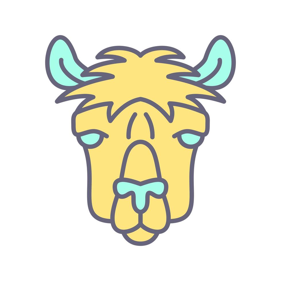 icono de vector de alpaca