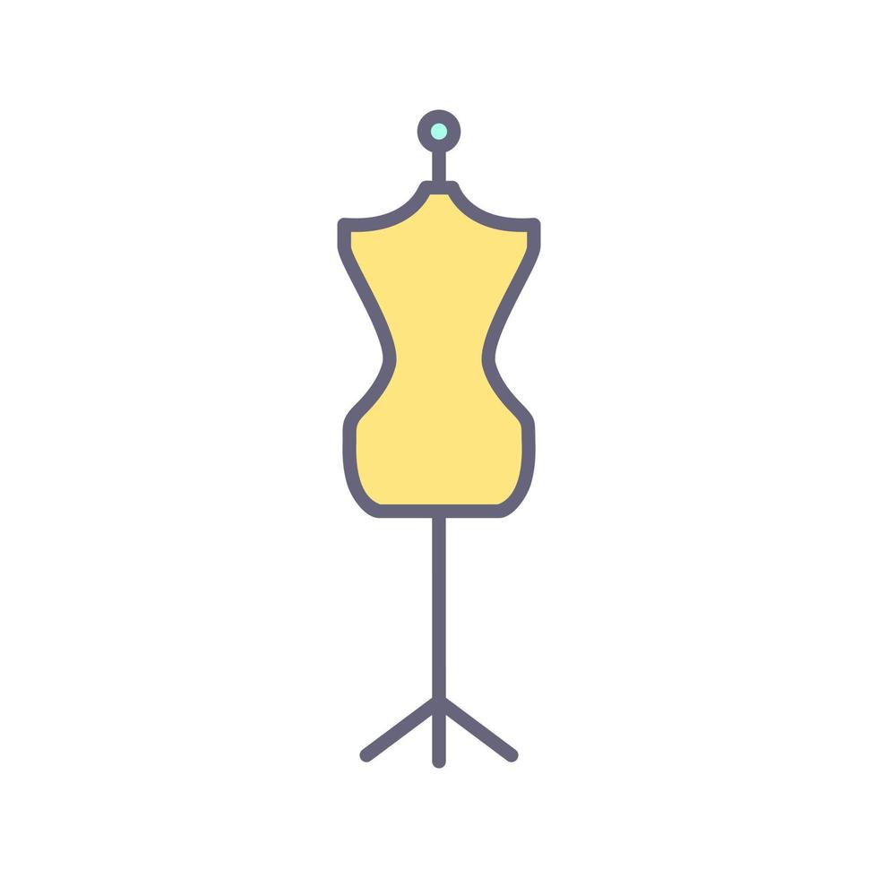 icono de vector de soporte de vestido