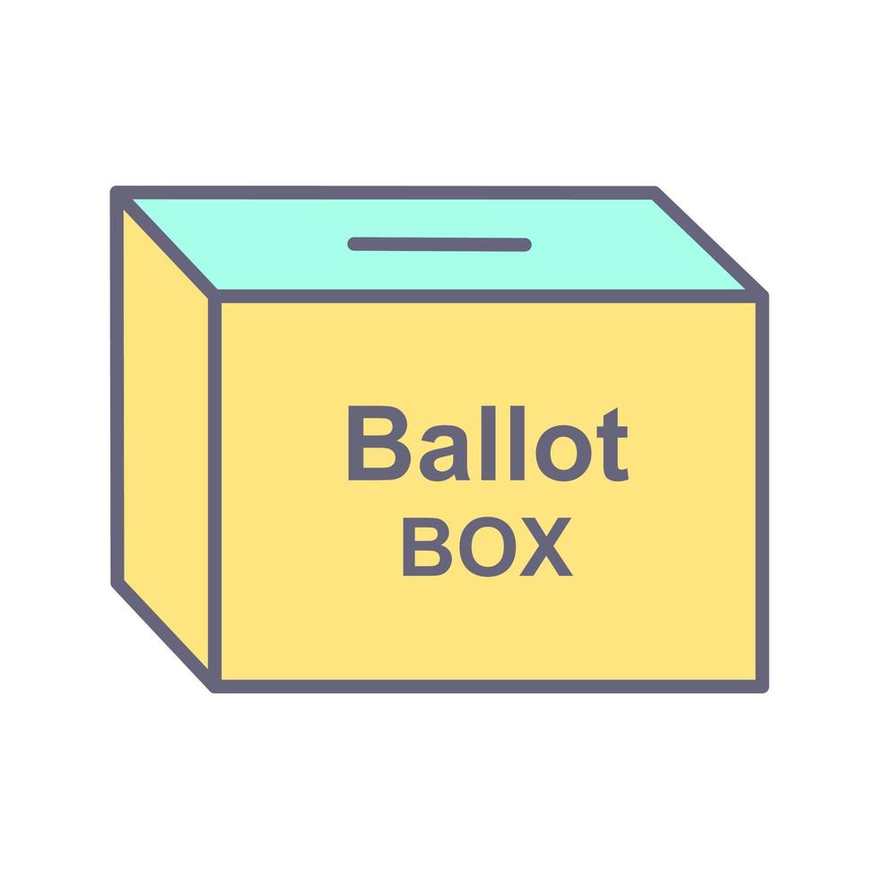 Ballot Box Vector Icon