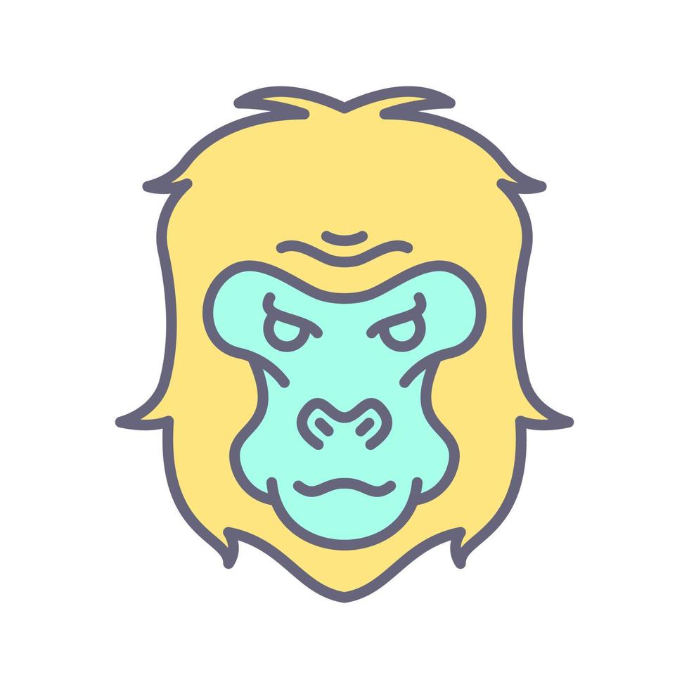 Gorilla Vector Icon