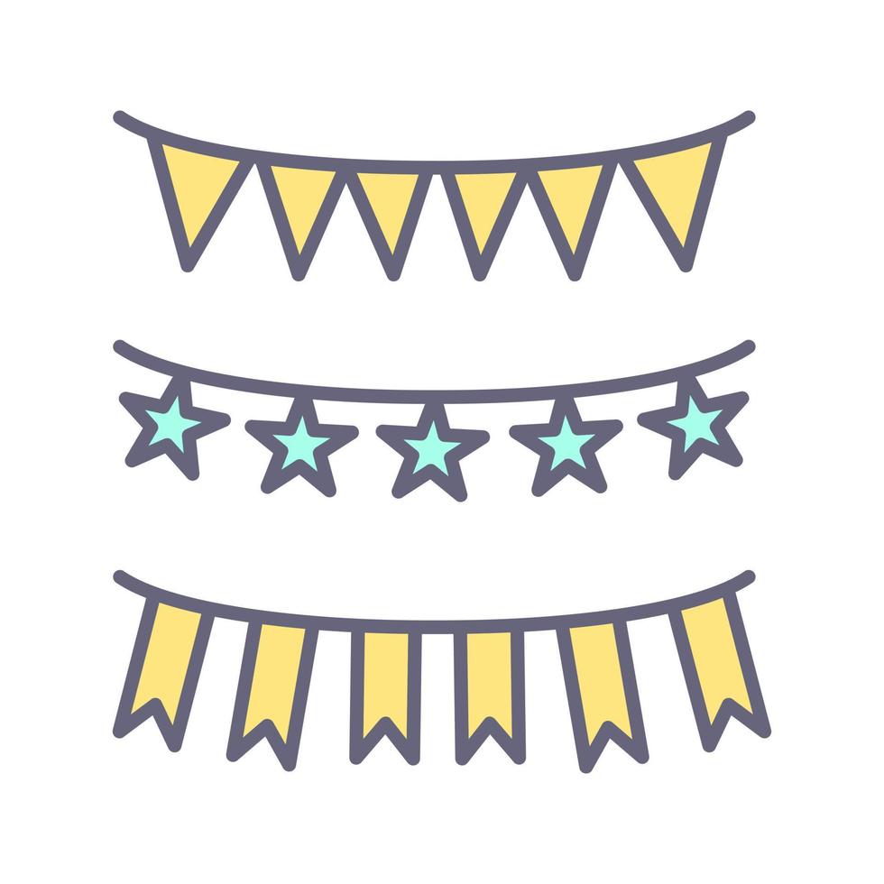 Garlands Vector Icon
